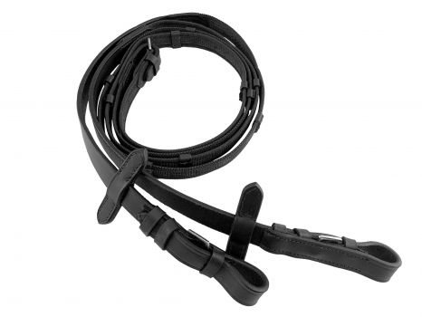 54" rubber English reins #3
